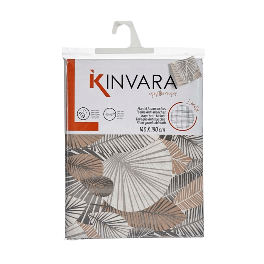 TOALHA MESA ANTIMANCHA FOLHAS