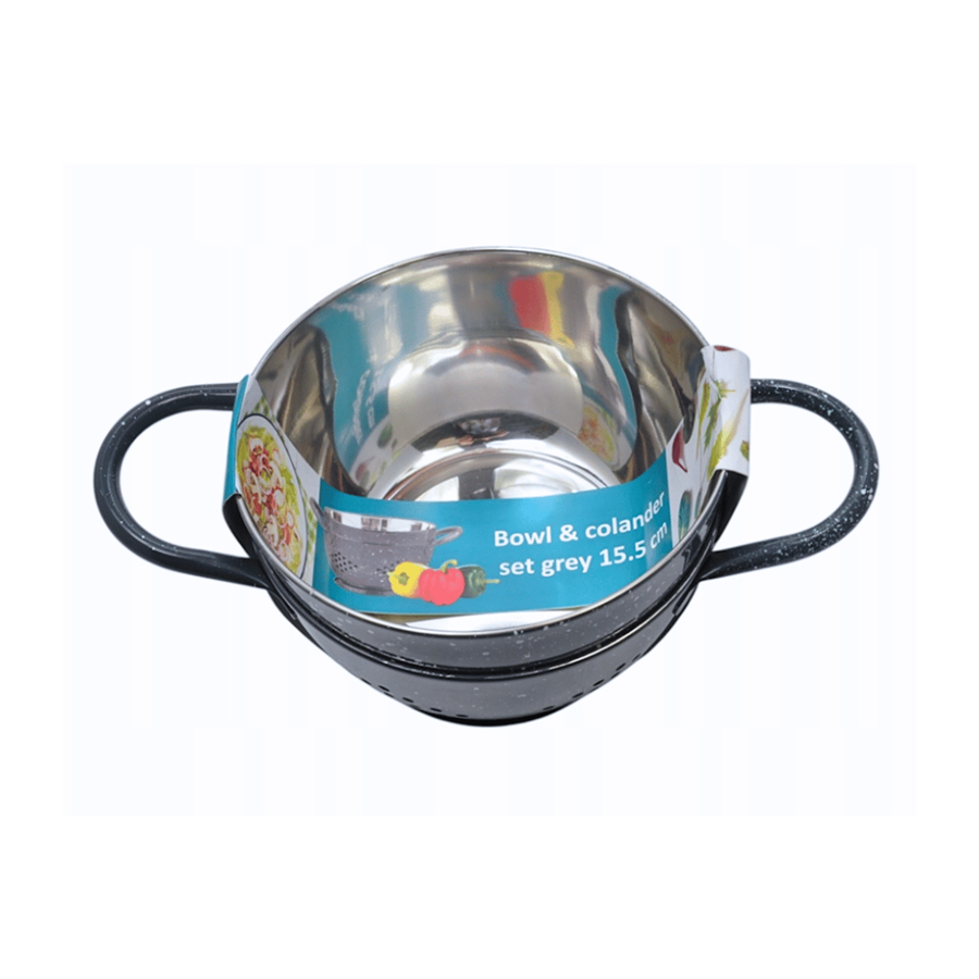 SET TAÇA E ESCORREDOR 15.5CM