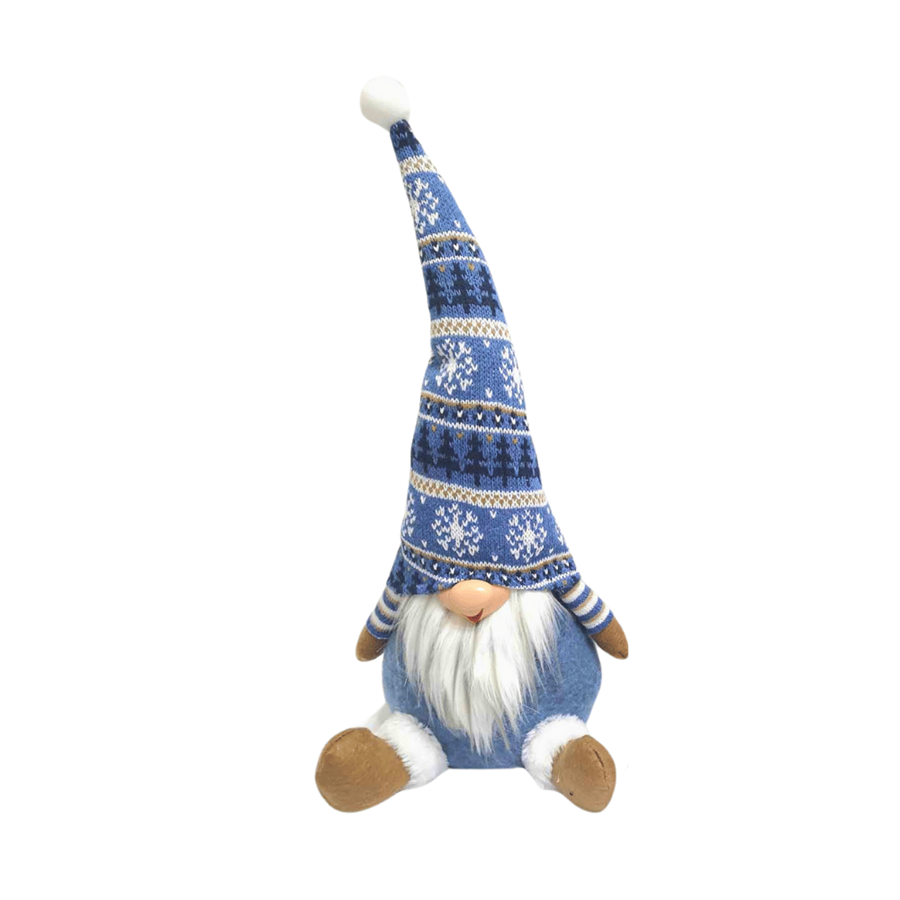 GNOMO NATAL GORRO PADRÃO AZUL