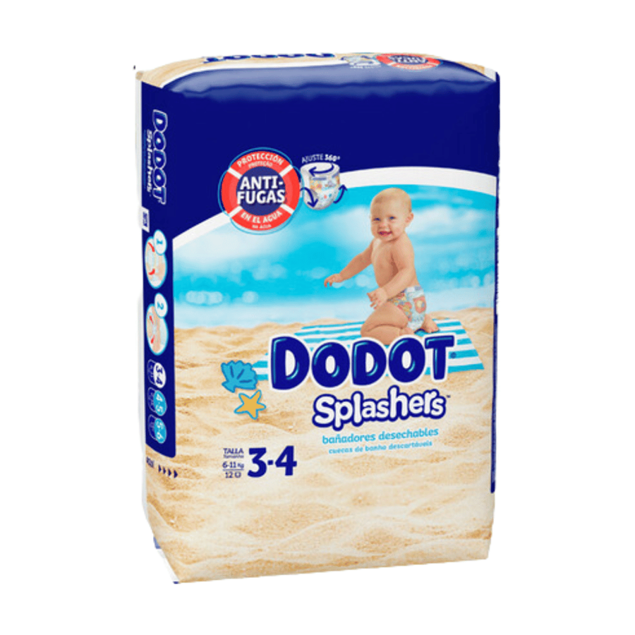 DODOT FRALDA SPLASHERS T.3-4/6-11KG