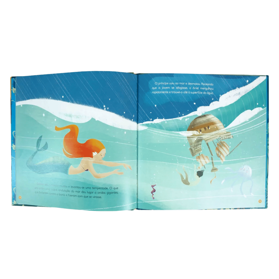 LIVRO HISTÓRIAS DE ENCANTAR A PEQUENA SEREIA