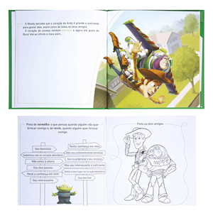 LIVRO DISNEY A COR DAS EMOÇÕES INVEJA