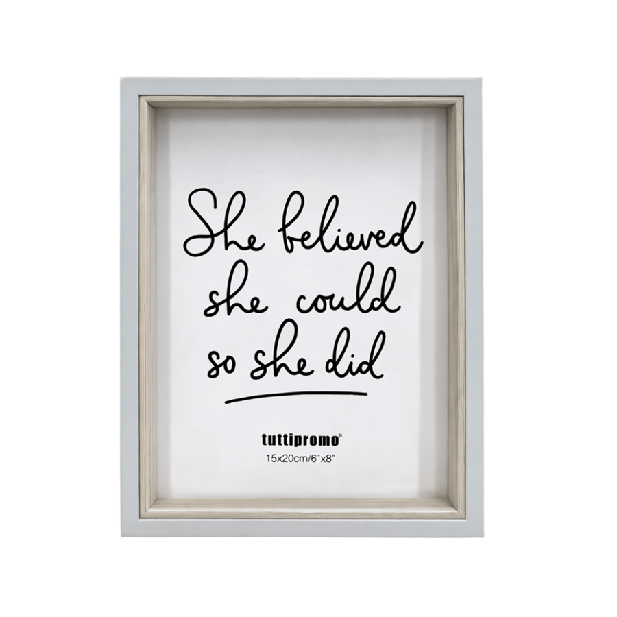 MOLDURA BRANCA 15X20CM