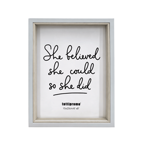 MOLDURA BRANCA 15X20CM