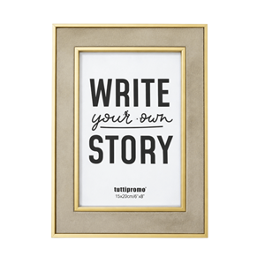 MOLDURA VELUDO BEGE 15X20CM