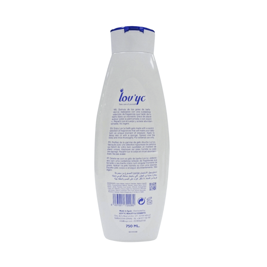 LOV´YC GEL BANHO LEITE AVEIA E BAUNILHA 750ML